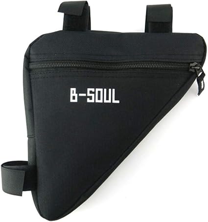 Garneck Bolsa para bicicleta com moldura de triângulo para bicicleta, bolsa de armazenamento para bicicletas