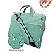 Lacdo 15.6 Inch Laptop Shoulder Bag Sleeve Case Compatible With 15.6 inch laptops, Green