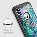 BENTOBEN iPhone X Case, iPhone Xs Case Slim Shockproof 2 in 1 Hard PC Soft Bumper Dual Layer Hybrid Luminous Noctilucent Protective Phone Cases Cover for iPhone X/XS 5.8 inch, Mandala in Galaxy