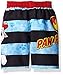 Paw Patrol Little Boys' Toddler Nickelodeon Swim Trunk with Stripes, Blue, 3T