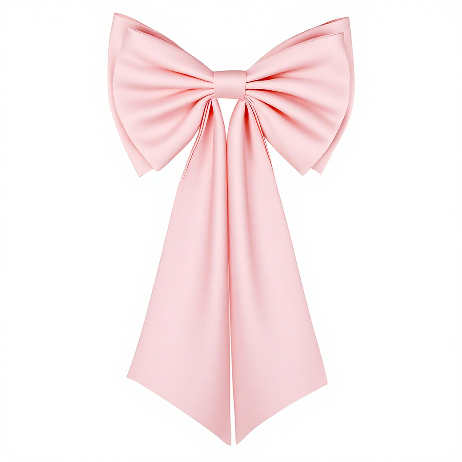 Photo 1 of NICENEEDED Big Satin Bow for Dress, Large Detachable Bow Train for Women, 22" Sash Belt Bride Formal Wedding Dress