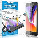 Power Theory iPhone 6s / iPhone 6 Glass Screen Protector [2-Pack] with Easy Install Kit [Premium Tempered Glass]