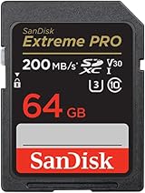 SanDisk 64GB Extreme PRO SDXC Card U3 V30 200MB/s UHS-I 4K