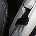 JDopption 2 Pcs Black Smart Seatbelt Adjuster Clip Buckle Shoulder Relax Neck Comfort Supports Seat Belt Clip Cover