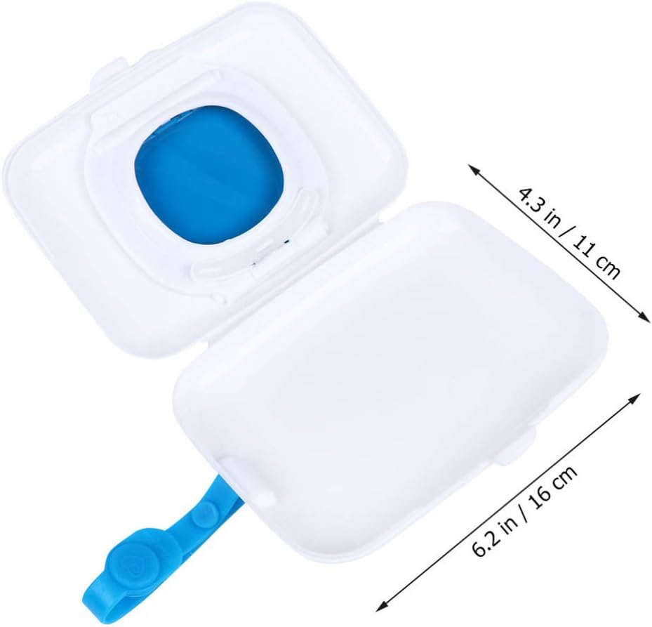 Healifty Portable Wet Tissue Case Baby Wipes Dispenser Lightweight Travel Holder with Belt for Stroller Pram Infant Outdoor Storage Box - Image 4