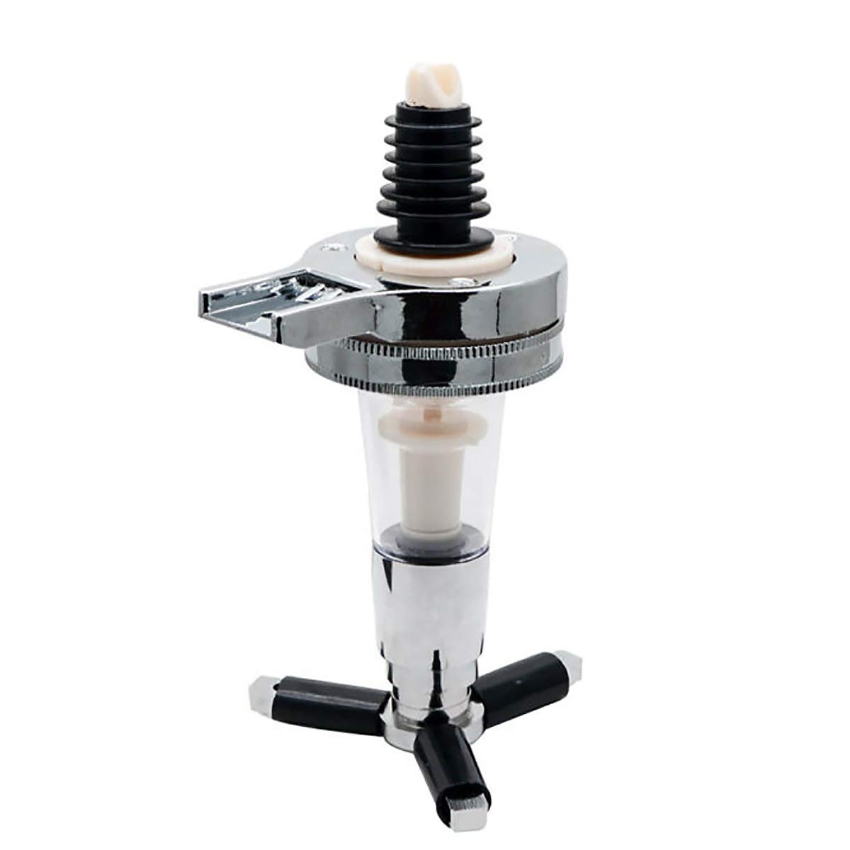 Measured Liquor Dispenser Clear Liquor Bottle Pourer Spirit Wine Measuring Pour Rack Measure Spirit Pump Head Optic Rack Cocktail Measured Drink Dispenser Tool for Pub Bar Club Party (30ml)