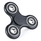Hand Spinner, Magicfly Tri-Spinner Fidget Spinner Toy Stress Reducer - Perfect For ADD, ADHD, Anxiety, and Autism Adult (Black)