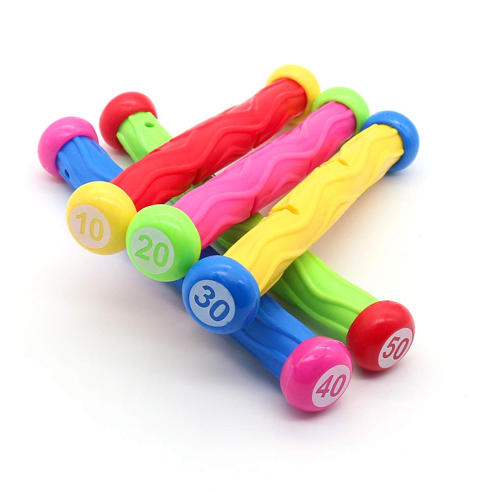 Tydow Swimming Pool Diving Sticks Toys Paddling Pool Water Beach Games For Age 5+