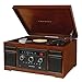 Crosley CR7007A-MA Patriarch Turntable with Radio, CD Player and Aux-In (Mahogany)