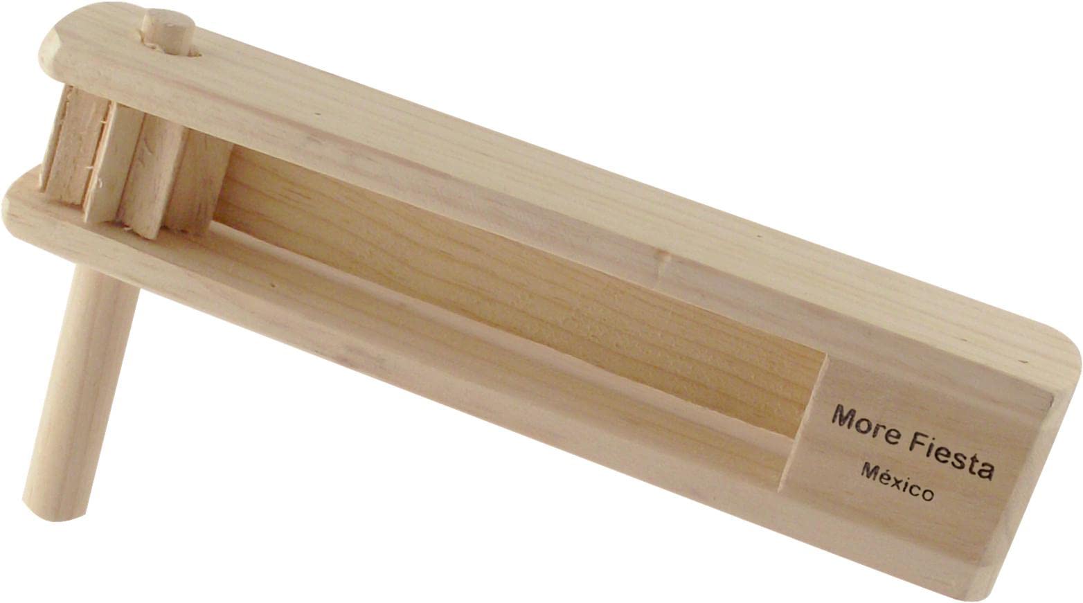Photo 1 of Large Wooden Mexican Matraca Noisemaker - 11" Long Ratchet