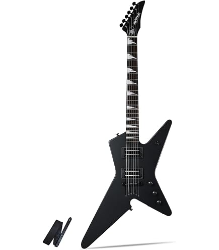 Amazon.com: Kramer Jersey Star, Black Pearl with Bag : Musical