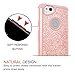 LeYi Pixel 2 Case, Google Pixel 2 Case, Glitter Case with HD Screen Protector,Cute Girls Women Silicon Shockproof Cell Phone Accessories Protective Cover Case for Google Pixel2 TP Rose Rold