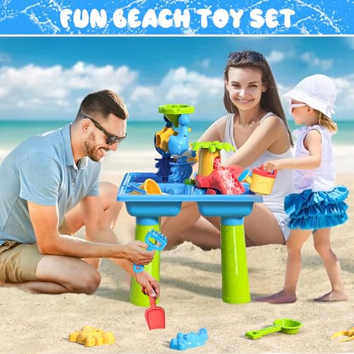 Diealles Shine Multifunctional Water Sand Table for Children Outdoor Play Table for Children 1 2 3 4 Years Old