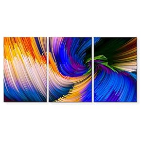 3 Piece Canvas Wall Art for Living Room Bedroom Home Artwork Gorgeous Petard Paintings Ready to Hang - 16"x24" x 3 Panels