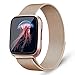 Oitom Compatiable Metal Bands Replacement for Fitbit Versa,Small 5.1