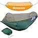 SARKI Portable Backpacking Camping Outdoor Hammock Tent Supporting up to 400 Pounds, Parachute Folding Tree Hammocks with Mosquito Net(L x W - 98 inch x 47 inch)