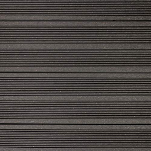 HORI® WPC-Terrassendiele Bali Anthrazit Massivdiele I Komplettset inkl. 40x60 mm Unterkonstruktion & Clips I Fläche: 1… – Bild 7