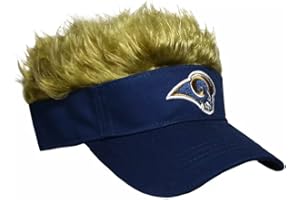 Reebok Fan Hair Visor Cap - NFL Velcro Golf Hat, One Size, Fandom Gear