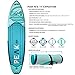 Peak Expedition Inflatable Stand Up Paddle Board — Durable Lightweight Touring SUP with Stable Wide Stance — 11' Long x 32
