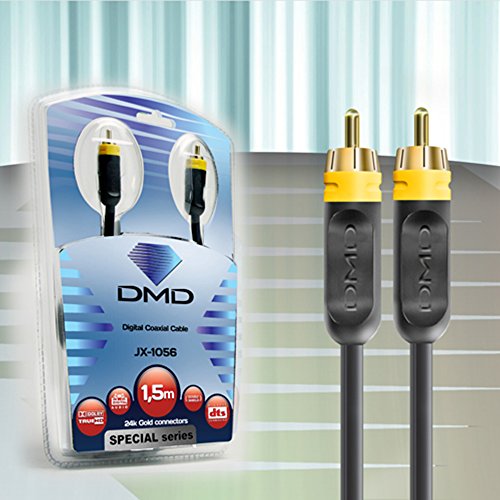 Diamond Cable JX-1056 1,5 Metros - Cabo RCA Coaxial Digital Unidade