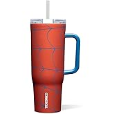 Corkcicle Cruiser Insulated Tumbler with Handle & Straw - Keeps Drinks Ice Cold - Triple-Insulated - Leakproof Travel Mug - BPA-Free - Summer Drinkware Gift - 22 oz, Spiderman