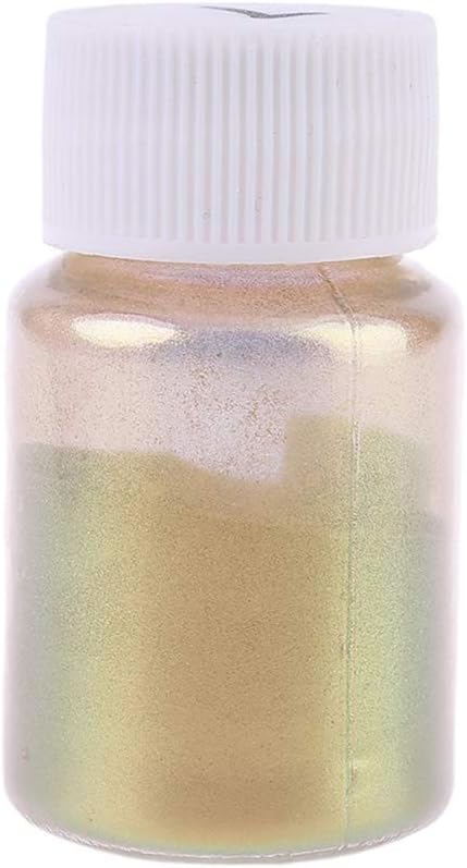 Hibye Bottled Pearlescent Mica Powder Slime Pigment UV Resin Mold Accessories, Used for Soap Making/Bath Bomb/Jewelry Crafts