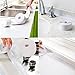 Tub and Wall Sealing Caulk Strip Wall and Corner Self Adhesive Peel and Caulk Strip Fixture Tape Caulk Sealer Tub Surround Waterproof Decorative Sealer Trim Pack of 2 (Grey)