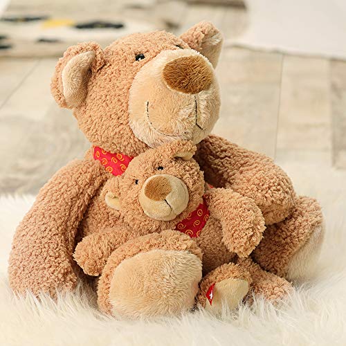 SIGIKID 42361 Bär Gildehard Günsburg mini Kuscheltier Mädchen und Jungen Babyspielzeug empfohlen ab 1 Jahr braun, Klein – Bild 4