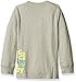 adidas Little Boys' Basic Long Sleeve Tee Shirt, Gray, 7