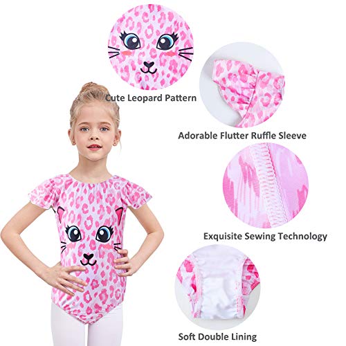 MHJY Girls Gymnastics Leotard Unicorn Ballet Dancewear One-Piece Activewear Bodysuit Athletic Leotards - Thumbnail 3