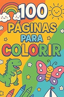 Livro Alívio do estresse: Livro de 100 páginas para colorir, ideal para crianças ousado e fácil, designs simples e grandes.
