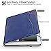 ZtotopCases for iPad 2/3/4 - Premium PU Leather Business Slim Folding Stand Folio Cover with Auto Wake/Sleep for iPad 4th Generation with Retina Display, iPad 3, iPad 2, Blue