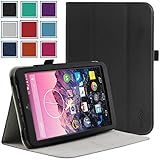 HOTCOOL 2014HE Hisense Sero 8 Case - Folio Classic Leather Case Cover For Hisense Sero 8 Inch Tablet, Black