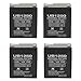 12V 5AH UPS Battery Replaces Vision CP1250, CP 1250 - 4 Pack