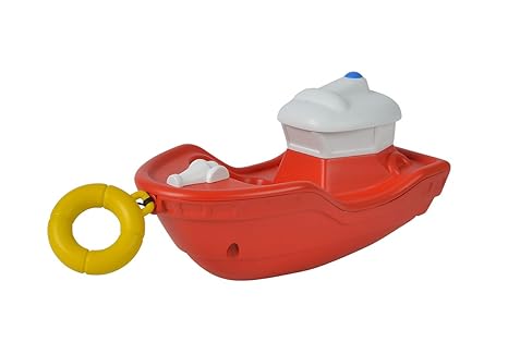 Simba 109252134 - Feuerwehrmann Sam Aufzieh-Boot Titan