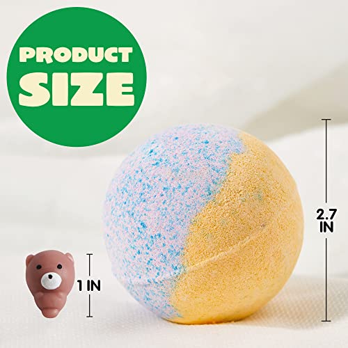 JOYIN Bath Bombs for Kids with Mochi Squishy, 12 Pack Bubble Bath Bombs