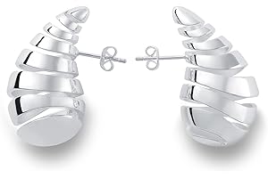 Apsvo Earring Dupes Chunky Gold Hoop Earrings for Women, Gold Plated Lightweight Drop Dangle Teardrop Waterdrop Earrings Trendy Fashion Jewelry Gifts