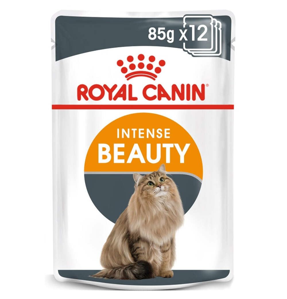 Royal Canin Hair & Skin Care In Jelly Adult Wet Cat Food 85g (Pack of 12)