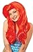 Costume Culture Mermaid Wig, Neon Red, One Size