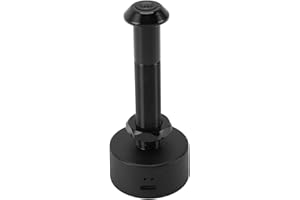 CCYLEZ Peephole Camera, Night Vision Door Viewer with Mobile Detection and 170° Wide Angle Lens, 1080P HD Video Doorbell with APP for Home Security (Black)