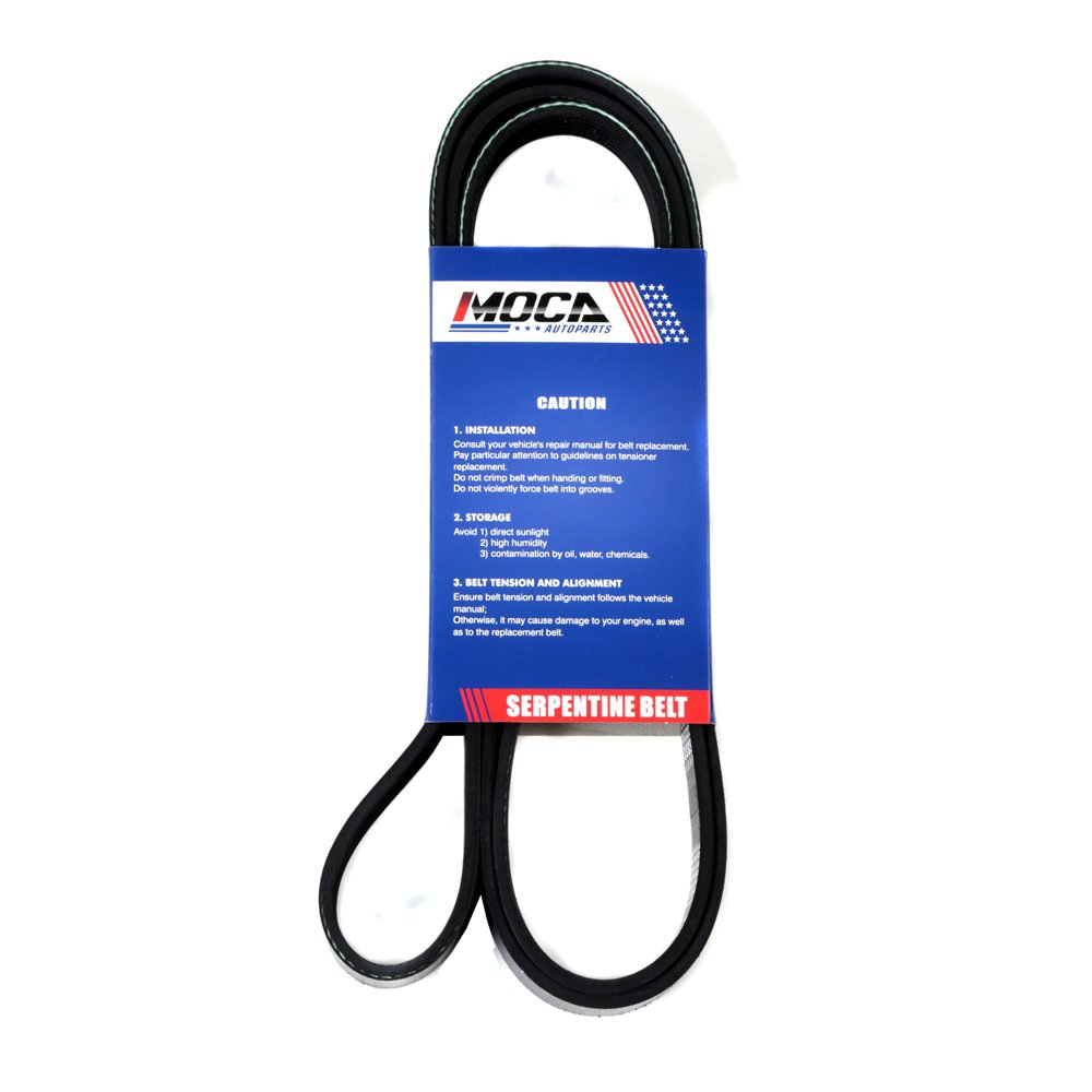 Amazon.com: MOCA 6PK2225 Quality Serpentine Belt for 1990-2007 Chevrolet  Express 1500 & Dodge Ram 1500 / Dakota & GMC Cadillac 3.7-5.7L: Automotive