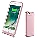 iPhone 6 6S Battery Case, VinPone Portable Extended Charger Case Charging Case Cover for iPhone 6/6S (4.7Inch) with 3800mAh Capacity Extra Battery Cases Juice Power Bank-Rose Gold