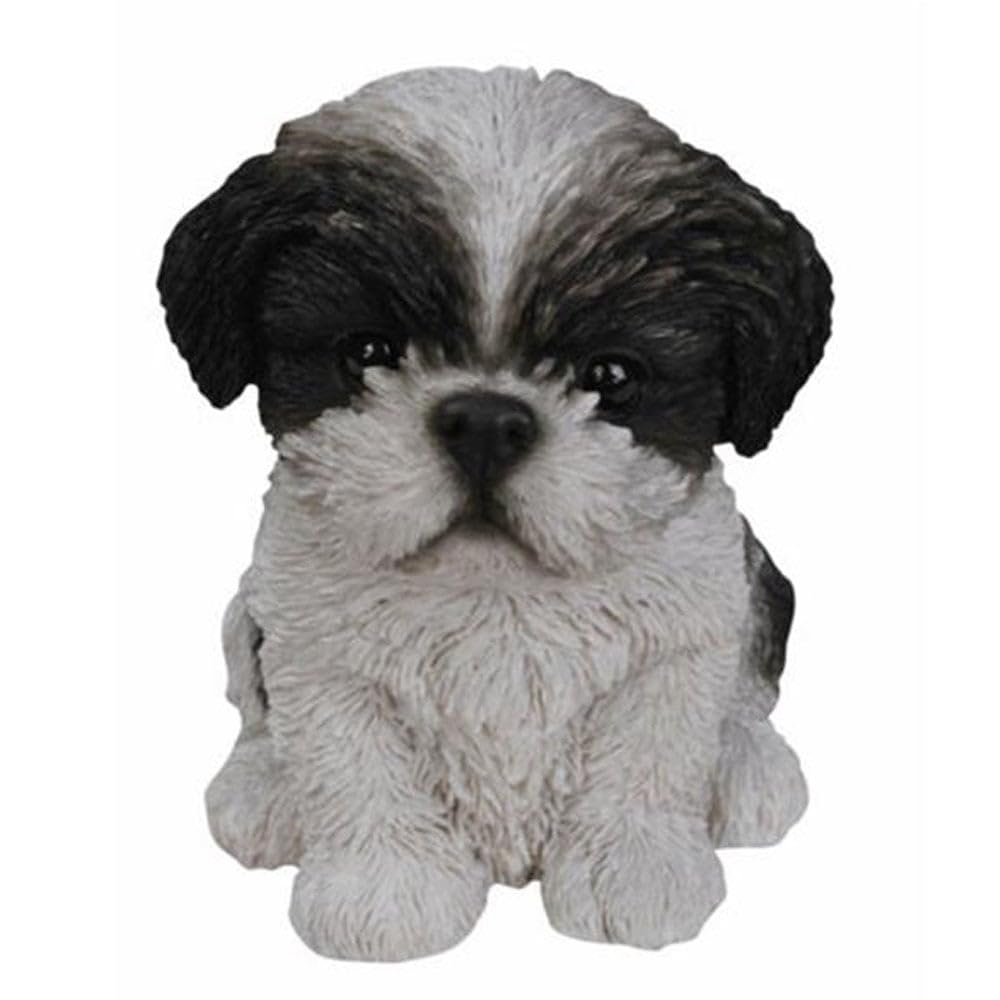 Vivid Arts Pet Pals ShihTzu Puppy Black and White PP-SZBK-F