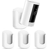 No Drill Ring Indoor Cam Adhesive Wall Mount Bracket - No Screws Needed, Easy Install - Compatible with Ring Cameras(1st Gen and 2nd Gen) for Home Surveillance (3 Pack)