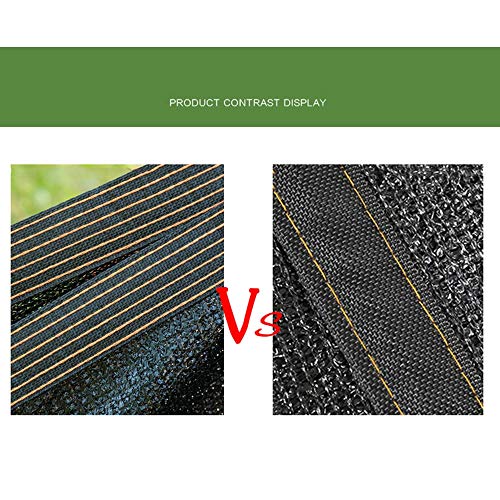 HUAHUA Sonnensegel Hochwertiges Anti-UV-Sonnenschutznetz, Schwarzes Sonnensegel, Leichtes Und Atmungsaktives… – Bild 6