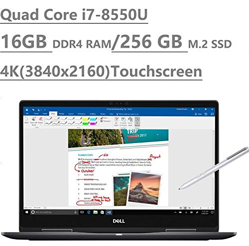 2019 Dell Inspiron 15 7000 7573 15.6″ 4K UHD Touchscreen (3840×2160) 2-in-1 Laptop (Intel Quad-Core i7-8550U, 16GB DDR4, 256GB M.2 SSD, MX130 2GB) Backlit, HDMI, Type-C, Bluetooth, Windows 10 64-bit