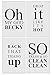 Confetti Fox Funny Bathroom Quotes and Sayings Decor Wall Art - Set of 4 White Pearl 5x7 Prints Unframed - Rap Song Lyrics Themed Decoration Signs