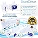 DERMA ROLLER KIT 0.3mm Titanium Microneedle Advanced Beauty Skin Care Set - Comes With 20 Page Instructional E-Book!