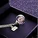 Iumer Crystal Glass Hood DIY Hope Dandelion Necklace