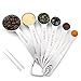 Tovantoe Stainless Steel Measuring Spoons, Silver